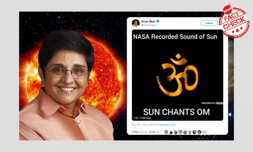 क्या नासा ने सूर्य से निकलने वाली ओम ध्वनि रिकॉर्ड की? क्या नासा ने सूर्य से निकलने वाली ओम ध्वनि रिकॉर्ड की?