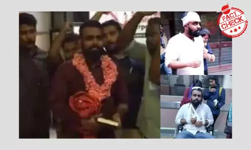 नहीं, जेएनयू एसएफआई नेता के जख़्म नकली नहीं हैं