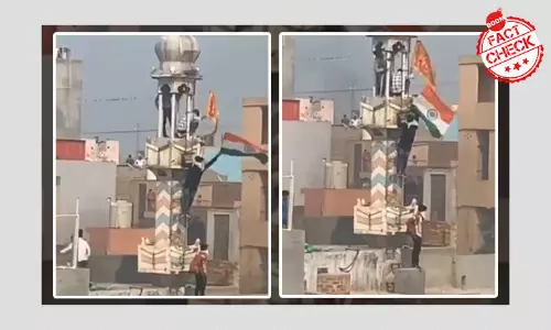 दिल्ली के अशोक नगर कि मस्जिद में तोड़फोड़ और आगजनी कि घटना सच है