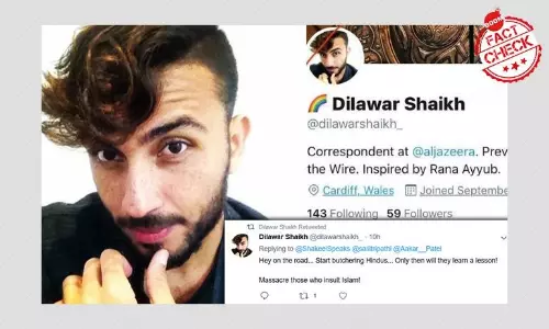 अल-जज़ीरा संवादाता के नाम से वायरल एंटी-हिन्दू पोस्ट्स पर बूम का फ़ैक्ट चेक