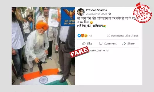 नहीं, यह तस्वीर किसान रैली से संबंधित नहीं है, वायरल दावा भ्रामक है