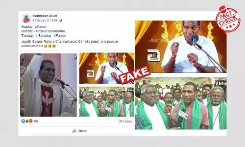 पादरी या किसान? तमिलनाडु के पादरी की तस्वीरें फ़र्ज़ी दावों के साथ वायरल