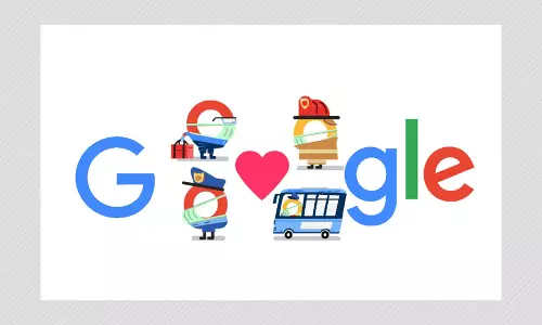 बढ़ते कोरोना मामलों के बीच गूगल डूडल ने दिया ख़ास संदेश
