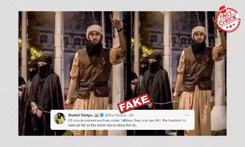 लंदन में एक street play की पुरानी तस्वीर अफ़ग़ानिस्तान से जोड़कर वायरल