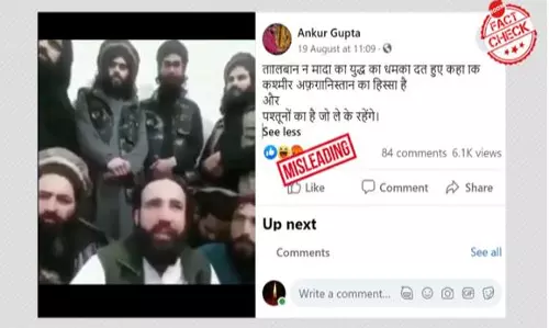 क्या वायरल वीडियो में तालिबान ने भारत को धमकी दी है?