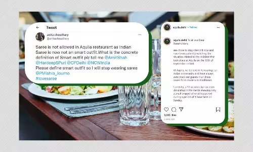 दिल्ली: रेस्टोरेंट ने साड़ी पहनकर आई महिला को नहीं दी एंट्री, क्या है पूरा मामला