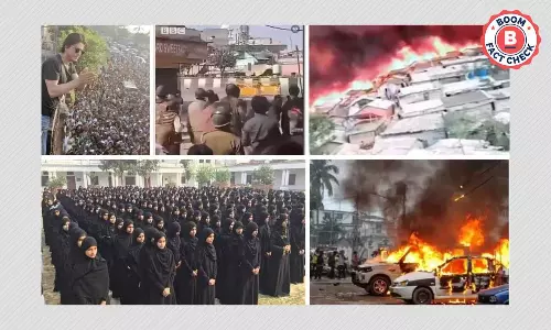 बीते हफ़्ते शाहरुख़ खान और त्रिपुरा हिंसा से जोड़कर वायरल रहीं पांच मुख्य फ़र्ज़ी ख़बरें