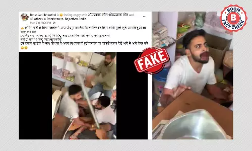 हरियाणा का आपसी रंजिश का वीडियो जोधपुर का बताकर सांप्रदायिक दावे से वायरल