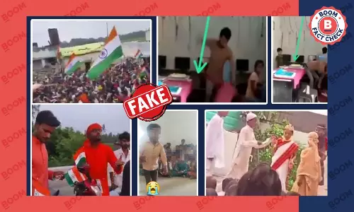 पिछले हफ़्ते फ़र्ज़ी दावों के साथ वायरल रहे वीडियोज़ का फ़ैक्ट चेक पिछले हफ़्ते फ़र्ज़ी दावों के साथ वायरल रहे वीडियोज़ का फ़ैक्ट चेक