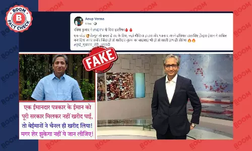 क्या अडानी समूह के ऐलान के बाद रवीश कुमार ने एनडीटीवी से दिया इस्तीफ़ा?