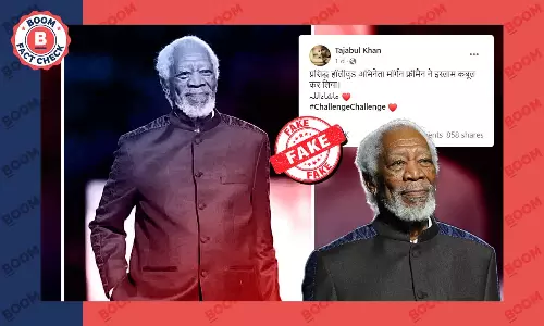 क्या हॉलीवुड अभिनेता मॉर्गन फ्रीमैन ने अपनाया इस्लाम धर्म? फ़ैक्ट चेक