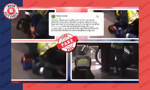 नहीं, यह वीडियो इज़रायली पुलिस को फ़िलिस्तीनी बच्चे की हत्या करते नहीं दिखाता