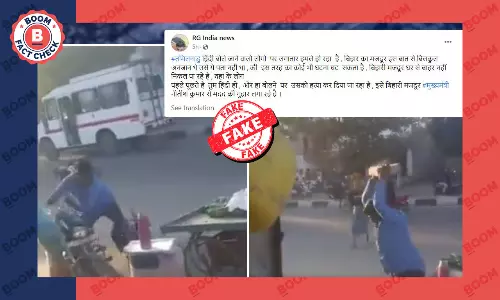 राजस्थान का वीडियो तमिलनाडु में हिंदी भाषी लोगों पर हमले के रूप में वायरल