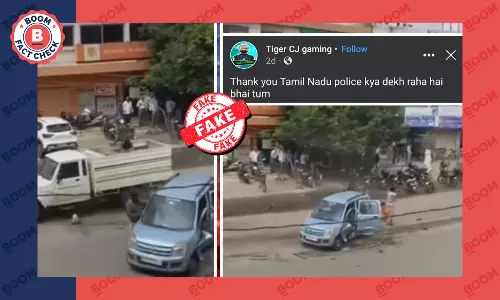 तमिलनाडु में स्थानीय और हिंदी भाषी लोगों के बीच झड़प बताकर वायरल हुआ गुजरात का वीडियो