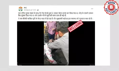 मेरठ में दलित युवक के साथ हुई हिंसा का वीडियो भ्रामक दावे से वायरल