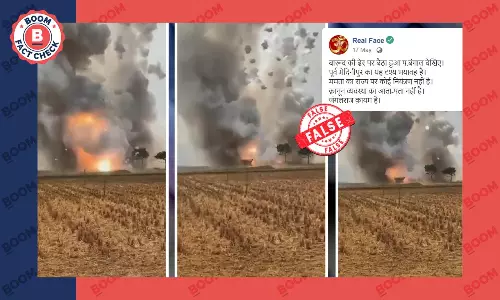 केरल में हुई आतिशबाज़ी का पुराना वीडियो पश्चिम बंगाल में धमाके के दावे से वायरल