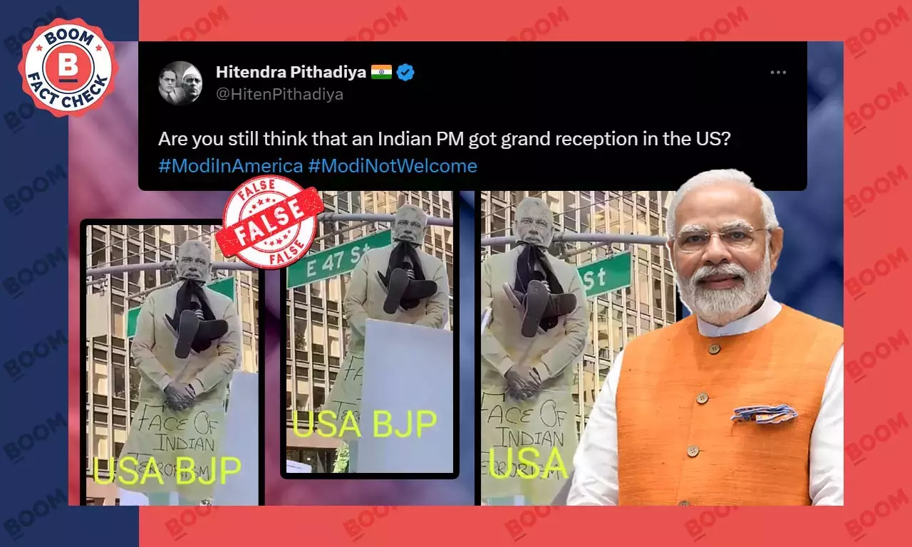 अमेरिका में PM मोदी के खिलाफ़ प्रदर्शन का पुराना वीडियो हालिया यात्रा से जोड़कर वायरल
