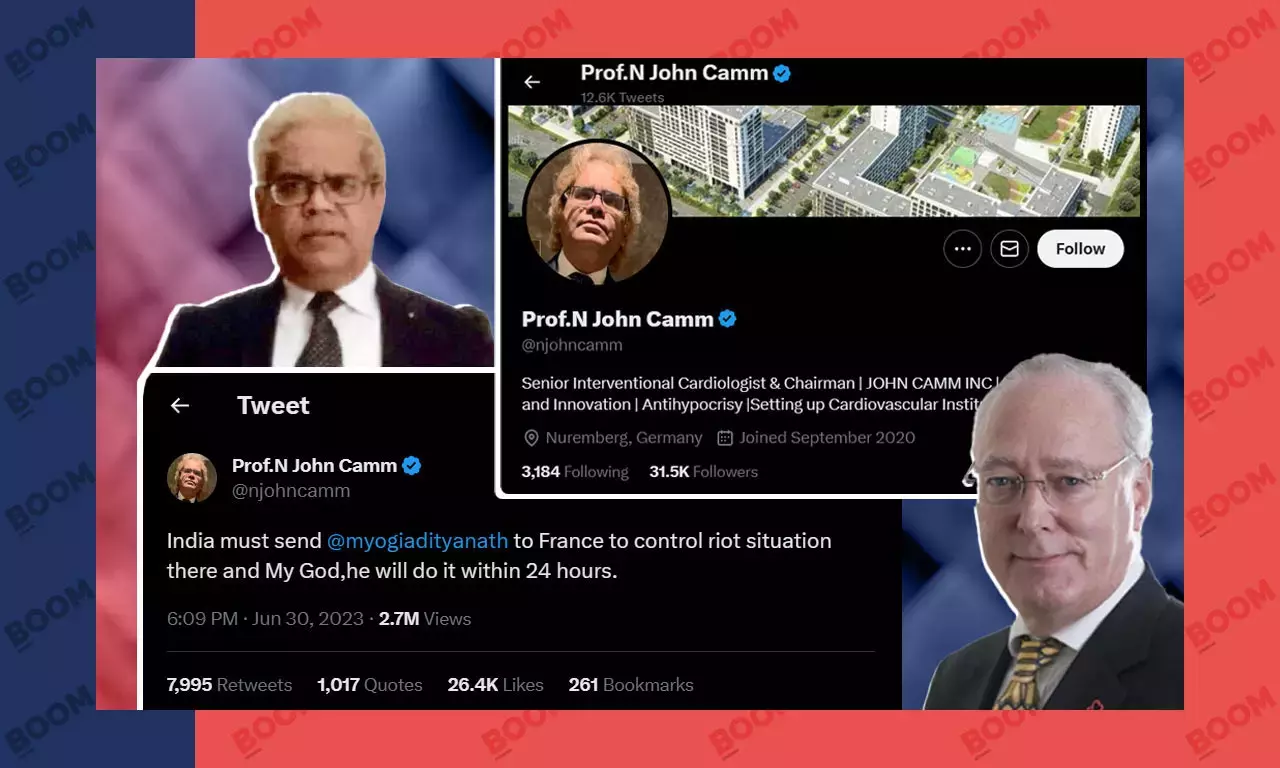 योगी आदित्यनाथ के बारे में ट्वीट करने वाले नरेंद्र यादव कैसे बने प्रोफ़ेसर एन जॉन कैम योगी आदित्यनाथ के बारे में ट्वीट करने वाले नरेंद्र यादव कैसे बने प्रोफ़ेसर एन जॉन कैम