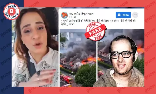 वायरल वीडियो में हालिया फ्रांस हिंसा पर बोलती महिला संजय गांधी की बेटी नहीं, भाजपा नेत्री है