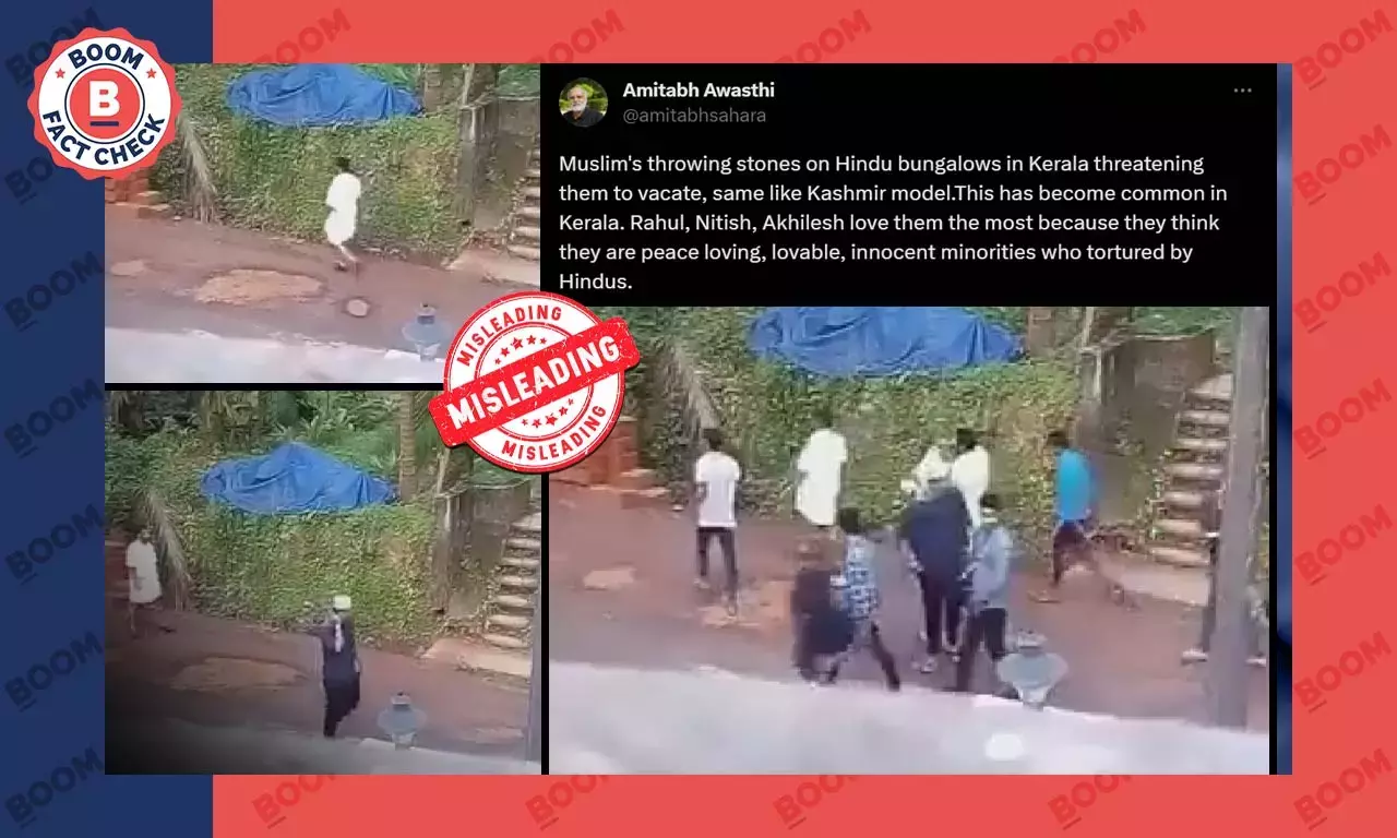 केरल में घरों पर पथराव का पुराना वीडियो फ़र्ज़ी सांप्रदायिक दावे से वायरल