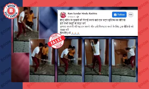 हिन्दू पुजारी की पिटाई का पुराना वीडियो फ़र्ज़ी सांप्रदायिक दावे से वायरल