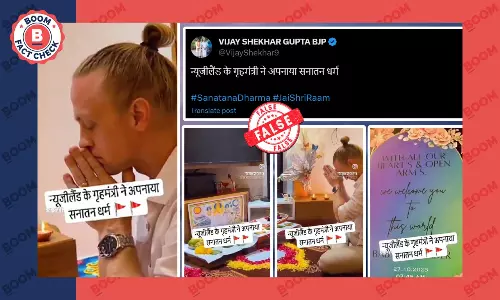 योग शिक्षक का वीडियो न्यूजीलैंड के मंत्री द्वारा सनातन धर्म अपनाने के दावे से वायरल