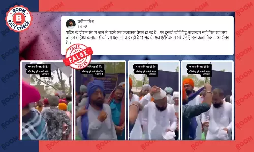मूसेवाला की अंतिम अरदास में पगड़ी बांधने का वीडियो किसान आंदोलन से जोड़कर वायरल