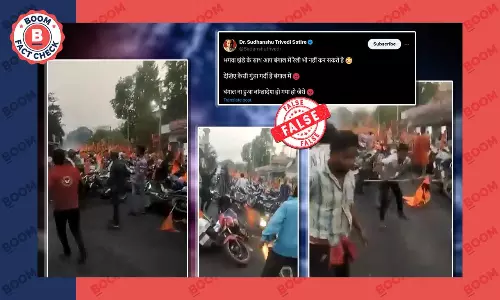 ओडिशा में बाइक रैली में हुई हिंसा का एक साल पुराना वीडियो पश्चिम बंगाल का बताकर वायरल