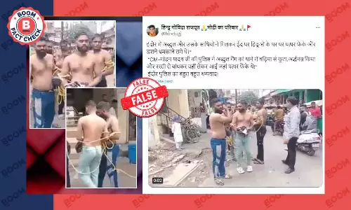 पुलिस द्वारा आरोपियों से पत्थर बिनवाने का पुराना वीडियो गलत सांप्रदायिक दावे से वायरल