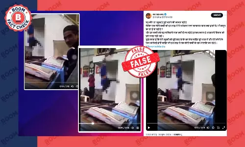 मदरसे में बच्चे को उल्टा लटकाकर प्रताड़ित करने का वीडियो भारत नहीं, पाकिस्तान का है