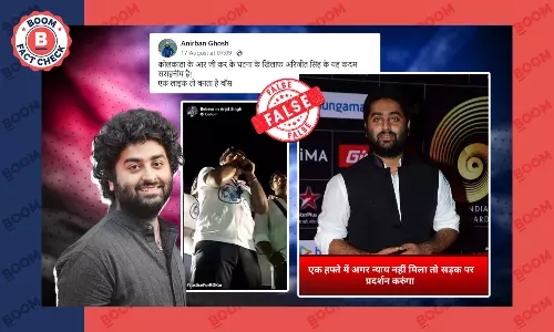 Arijit Singhs old video shared as his response on RG Kar Medical College incident