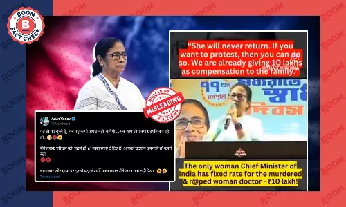 Mamata Banerjee statement Kolkata rape murder case misleading claim