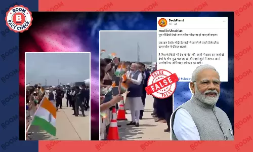 Fact Check on PM Modi Viral VIdeo, PM Modi Ukraine Visit Claim