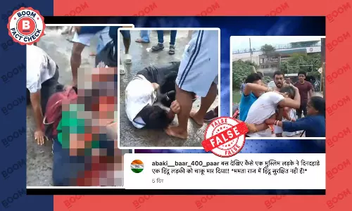 Video of boy stabbing girl in West Bengal viral with false communal claim