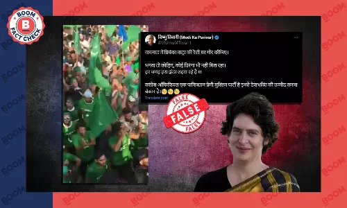 Priyanka gandhi Wayanad road show fact check