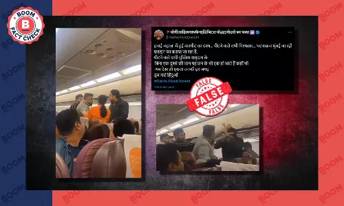 थाईलैंड एयरलाइन की फ्लाइट में मारपीट का पुराना वीडियो गलत सांप्रदायिक दावे से वायरल