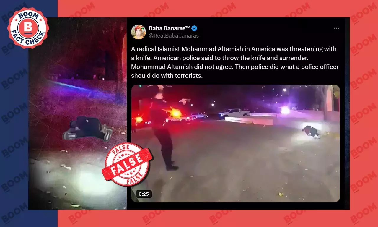 Old video of police firing in America goes viral