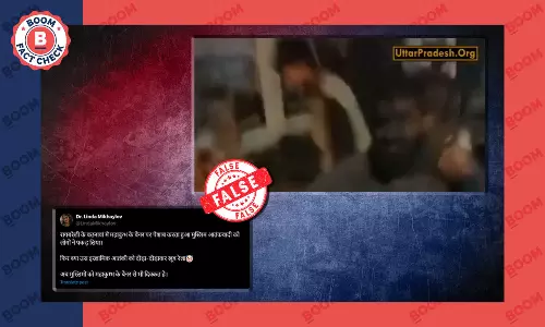 Fat check on accused who urinated on Maha Kumbh poster in Raebareli Fat check on accused who urinated on Maha Kumbh poster in Raebareli