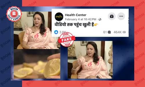 Hema Malini explaining treatment for erectile dysfunction deepfake video