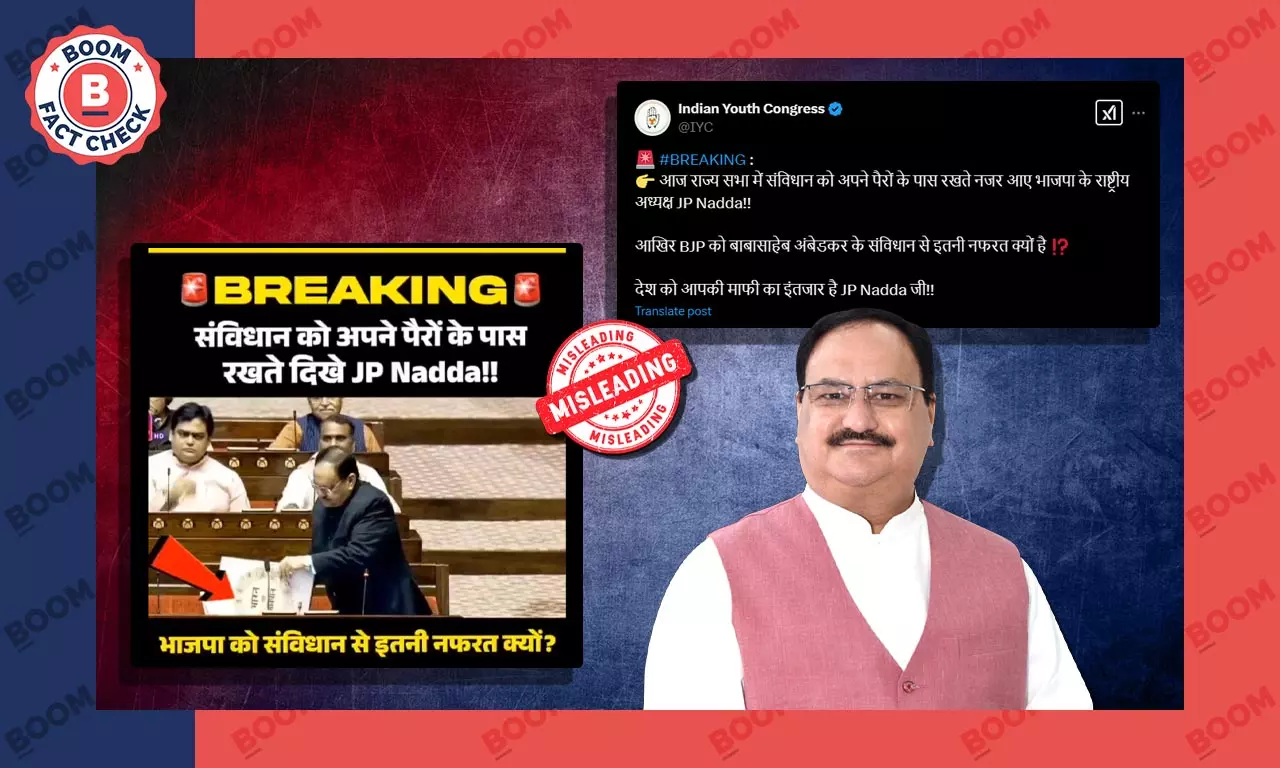 Fact Check on JP Nadda insulted the Constitution Fact Check on JP Nadda insulted the Constitution