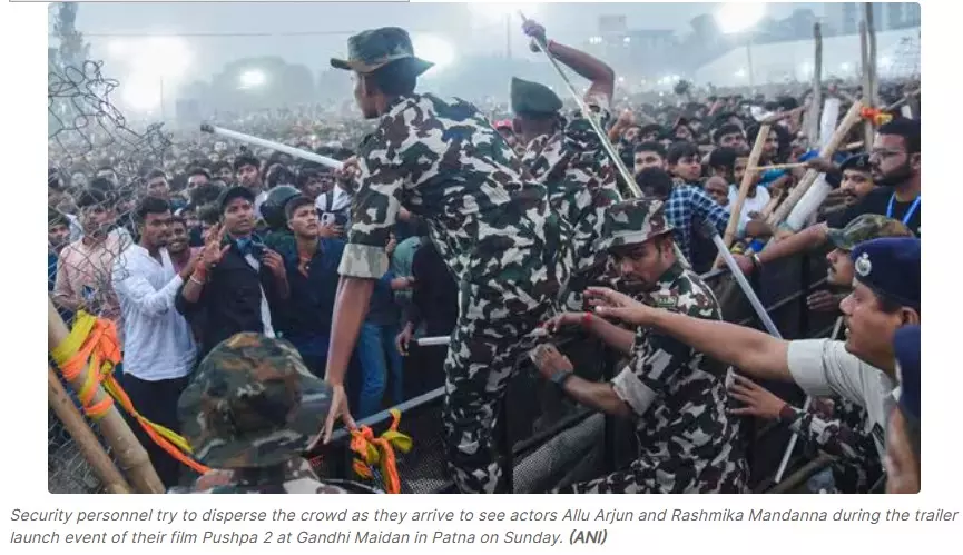 महाकुंभ का नहीं है सुरक्षाबलों पर चप्पल फेंकने का ये वीडियो