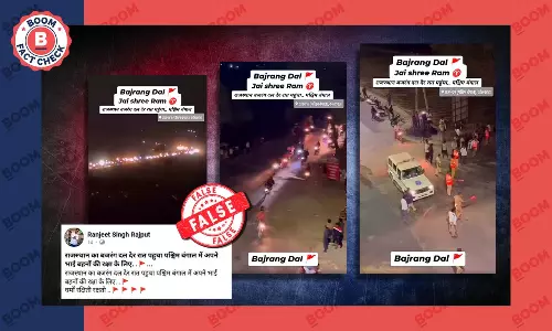 Fact Check : Bajrang Dal reached West Bengal Fact Check : Bajrang Dal reached West Bengal