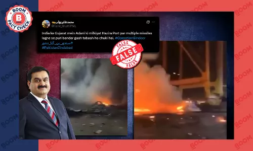 Old video from Dubai goes viral as Pakistan attacked Hazira Port