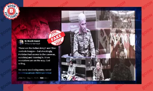 Fact check on Indian Army CCTV hack claim Fact check on Indian Army CCTV hack claim