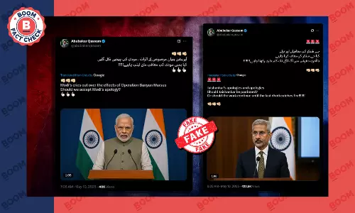 AI Videos Of PM Modi, Amit Shah & Jaishankar Apologising To Pakistan Viral