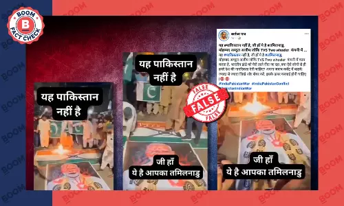 Fact Check : Video of anti-India protest in Pakistan viral as Tamil Nadu
