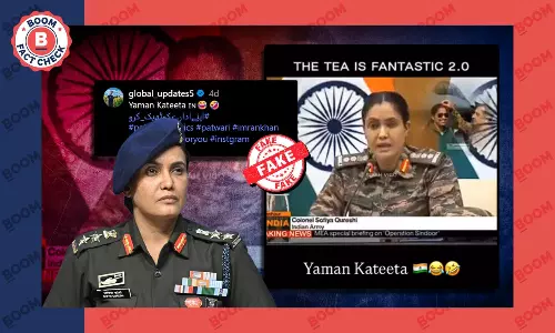 Fact Check on Sofiya Qureshi DEEPFAKE Video Fact Check on Sofiya Qureshi DEEPFAKE Video