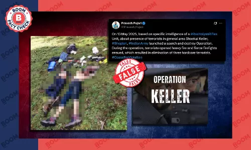 Fact Check : Photo of terrorists killed in Udhampur in September 2024 viral by linking it to Operation Keller Fact Check : Photo of terrorists killed in Udhampur in September 2024 viral by linking it to Operation Keller