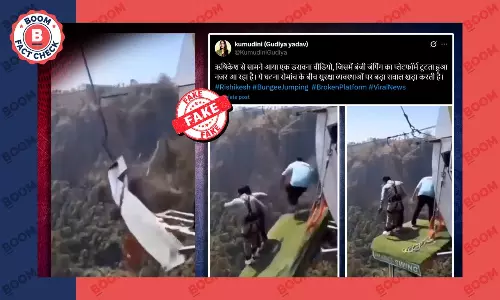 accident during bungee jumping in Rishikesh AI generated video accident during bungee jumping in Rishikesh AI generated video