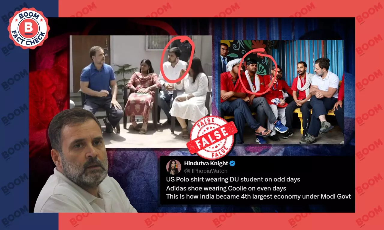 The person who met Rahul Gandhi as a student and a porter are not the same person The person who met Rahul Gandhi as a student and a porter are not the same person